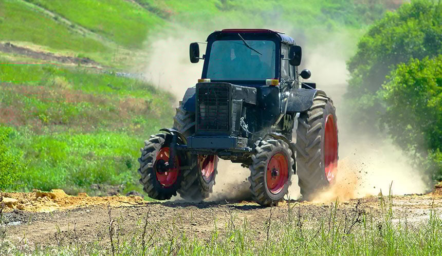 Ridurre la velocità per limitare l’usura dei pneumatici agricoli